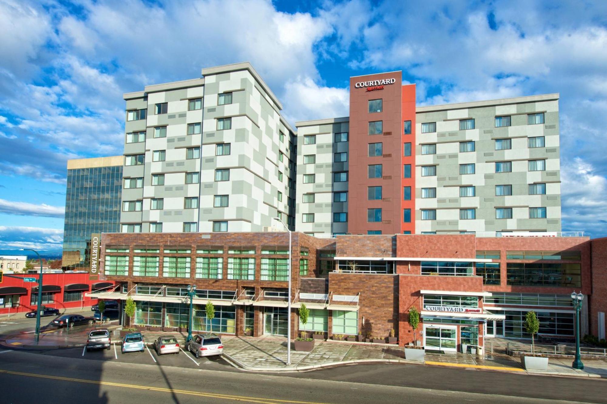 Courtyard By Marriott Seattle Everett Downtown Exterior foto